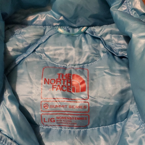 The North Face Summit Series 900 Goose Down Fill Light Blue Jacket - Picture 2 of 16